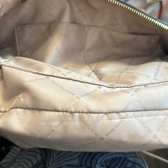 MICHAEL KORS Cindy Dome Satchel MK LOGOBROWN - Picture 15 of 16